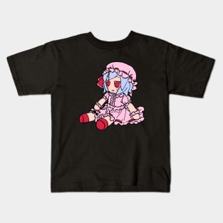 Mudwizard draws mildly cursed long remilia scarlet deka fumo plush / touhou memes Kids T-Shirt